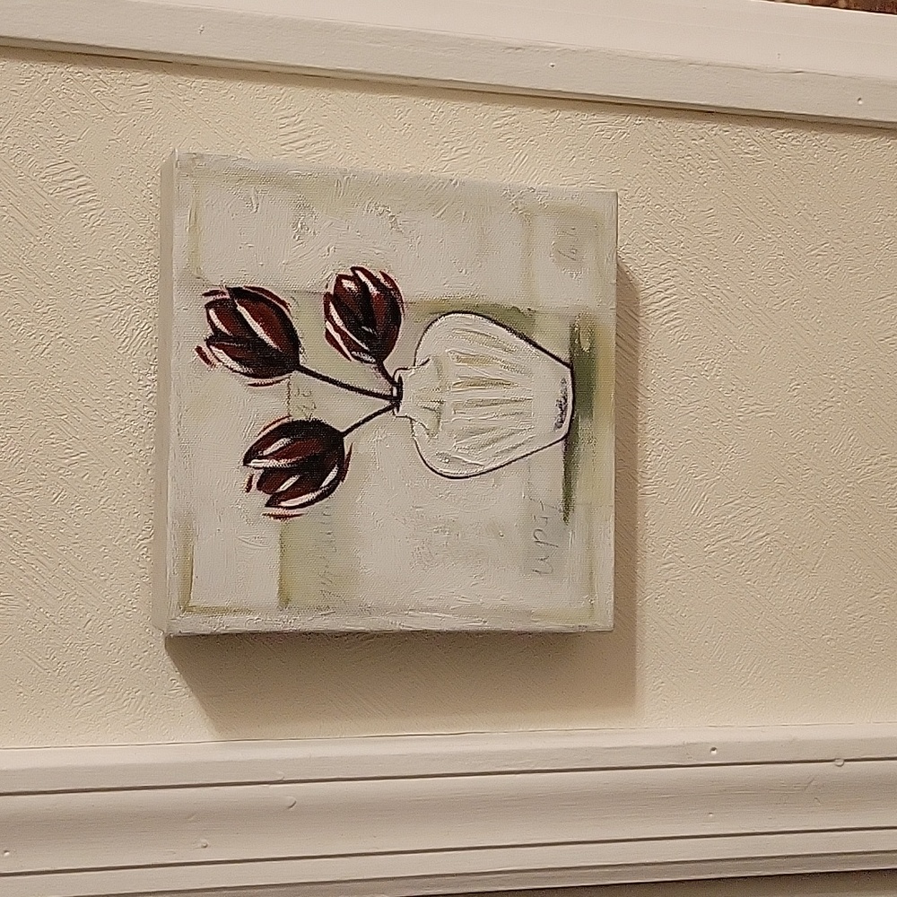 Canvas paintings, 3 piece set